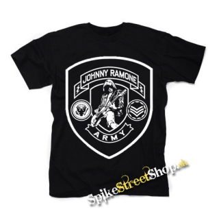 RAMONES - Johnny Ramone Army Logo - pánske tričko