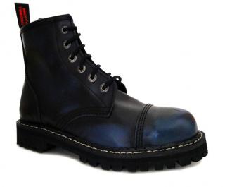 Topánky KMM 6D BLACK/BLUE - 6 dierkové