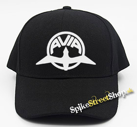 AVIA - Logo - čierna šiltovka (-30%=AKCIA)
