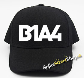 B1A4 - Logo - čierna šiltovka (-30%=AKCIA)