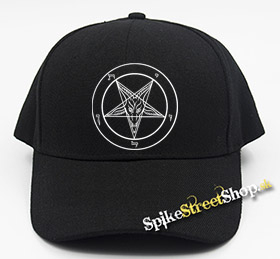 BAPHOMET - Pentagram - čierna šiltovka (-30%=AKCIA)