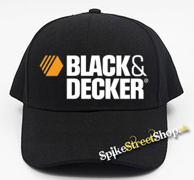 BLACK & DECKER - Logo - čierna šiltovka (-30%=AKCIA)