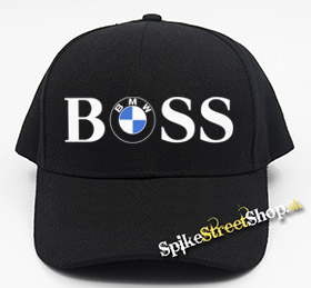 BMW BOSS - čierna šiltovka (-30%=AKCIA)