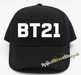 BT21 - Logo - čierna šiltovka (-30%=AKCIA)