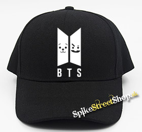 BTS - Emoji BT21 - Logo - čierna šiltovka (-30%=AKCIA)