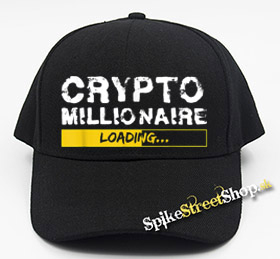 CRYPTOMILIONAIRE - Loading - čierna šiltovka (-30%=AKCIA)