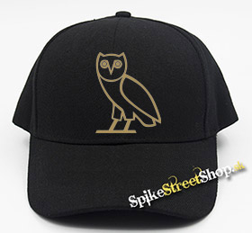 DRAKE - Owl Symbol - čierna šiltovka (-30%=AKCIA)