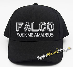 FALCO - Rock Me Amadeus - čierna šiltovka (-30%=AKCIA)