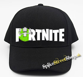 FORTNITE Season 7 - Rick Sanchez Logo - čierna šiltovka (-30%=AKCIA)