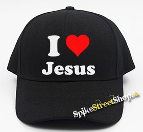 I LOVE JESUS - čierna šiltovka (-30%=AKCIA)