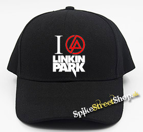 I LOVE LINKIN PARK - Crest Motive - čierna šiltovka (-30%=AKCIA)