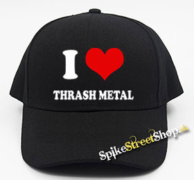 I LOVE THRASH METAL - čierna šiltovka (-30%=AKCIA)