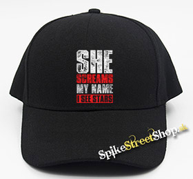 I SEE STARS - She Screams My Name - Motive 2 - čierna šiltovka (-30%=AKCIA)