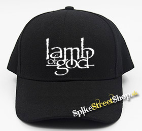 LAMB OF GOD - Logo - čierna šiltovka (-30%=AKCIA)
