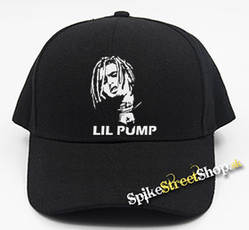 LIL PUMP - Logo & Portrait - čierna šiltovka (-30%=AKCIA)