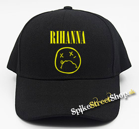 RIHANNA - Smile With Logo - čierna šiltovka (-30%=AKCIA)
