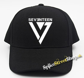 SEVENTEEN - Logo - čierna šiltovka (-30%=AKCIA)