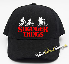 STRANGER THINGS - Bicycle Gang - čierna šiltovka (-30%=AKCIA)