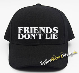 STRANGER THINGS - Friends Don't Lie - čierna šiltovka (-30%=AKCIA)