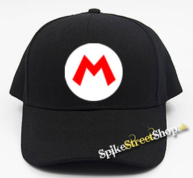 SUPER MARIO - Logo Crest - čierna šiltovka (-30%=AKCIA)