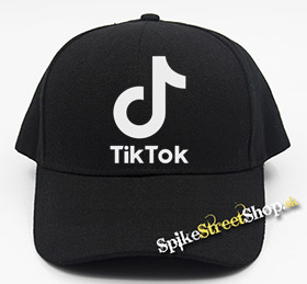 TIK TOK - Logo - Motive 2 - čierna šiltovka (-30%=AKCIA)