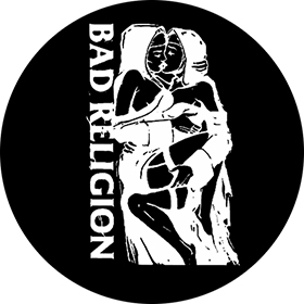 BAD RELIGION - Nuns Black - okrúhla podložka pod pohár