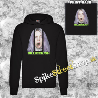 BILLIE EILISH - Spider Portrait - čierna pánska mikina 