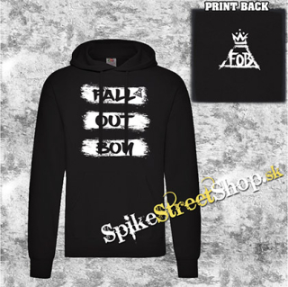 FALL OUT BOY - Logo - čierna pánska mikina 
