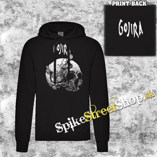 GOJIRA - Skull - čierna pánska mikina 