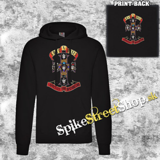 GUNS N ROSES - Appetite For Destruction - čierna pánska mikina 