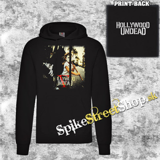 HOLLYWOOD UNDEAD - V - čierna pánska mikina 