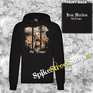 IRON MAIDEN - The Trooper Vintage - čierna pánska mikina 