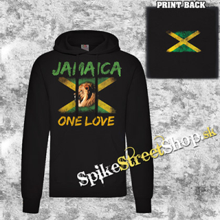 JAMAICA - One Love - čierna pánska mikina 