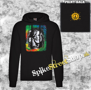 JANIS JOPLIN - Portrait - čierna pánska mikina 