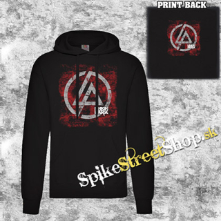 LINKIN PARK - Red Logo - čierna pánska mikina 