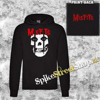 MISFITS - Skull - čierna pánska mikina 