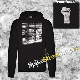RAGE AGAINST THE MACHINE - čierna pánska mikina 