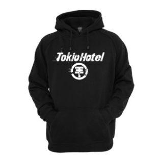 TOKIO HOTEL - Logo - čierna pánska mikina