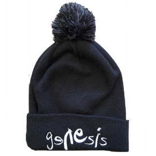 GENESIS - Logo - čierna zimná čiapka