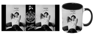 BTS:JUNGKOOK - Poster Signature - čierny hrnček