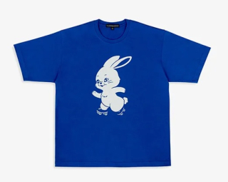 NEWJEANS - Bunny - kráľovskymodré pánske tričko