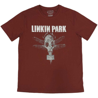 LINKIN PARK - Gas Mask - červené pánske tričko