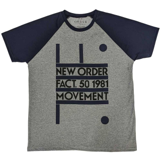 NEW ORDER - Movement - sivé pánske tričko