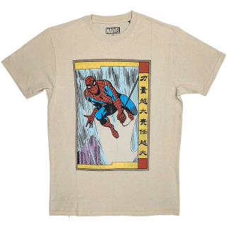 MARVEL COMICS - Spiderman Japanese - pieskové pánske tričko