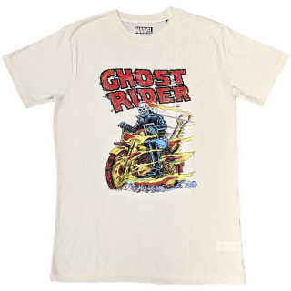MARVEL COMICS - Ghost Rider Bike - pieskové pánske tričko