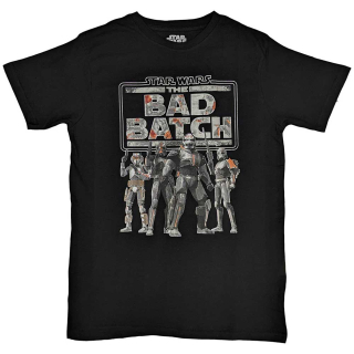 STAR WARS - The Bad Batch - čierne pánske tričko