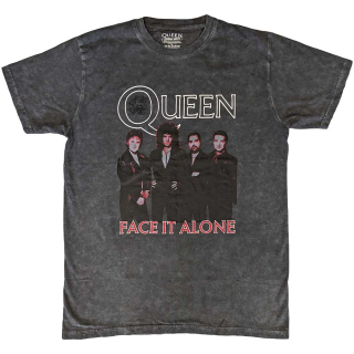 QUEEN - Face it Alone Band - čierne pánske tričko