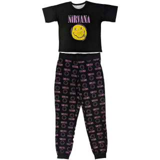 NIRVANA - Xerox Smile Pink - dámske pyžamo