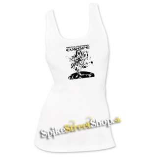 EUROPE - The Final Countdown - Ladies Vest Top - biele