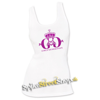 GIRLS' GENERATION - Pink Logo - Ladies Vest Top - biele